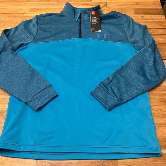UNDER ARMOUR  ⭐️mens coldgear 1/4zip sweatshirt fleece - Picture 2 of 7